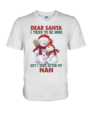 I Take After My Nan - Best Gift For Grandchild V-Neck T-Shirt tile