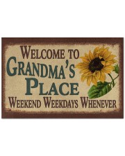 WELCOME TO GRANDMA'S PLACE Doormat 22.5" x 15" front