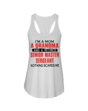 NOTHING SCARES ME - GIFT TO SENIOR MASTER SERGEANT Ladies Flowy Tank tile