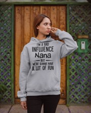 Influence Nana - Perfect Gift For Nana Hooded Sweatshirt apparel-hooded-sweatshirt-lifestyle-02