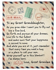 I'M ALWAYS HERE - LOVELY GIFT FOR GRANDDAUGHTER Small Fleece Blanket - 30" x 40" front