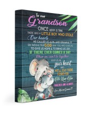 OUR HEART - GREAT GIFT FOR GRANDSON 11x14 Gallery Wrapped Canvas Prints front
