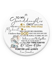 KEEP ME IN MY HEART - BEST GIFT FOR GRANDDAUGHTER Circle Ornament (Porcelain) tile