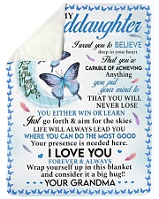 I LOVE YOU - LOVELY GIFT FOR GRANDDAUGHTER Sherpa Fleece Blanket tile