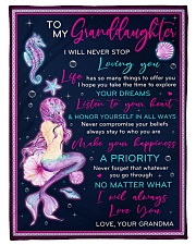 LISTEN TO YOUR HEART - BEST GIFT FOR GRANDDAUGHTER Small Fleece Blanket - 30" x 40" front