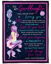 LISTEN TO YOUR HEART - BEST GIFT FOR GRANDDAUGHTER Fleece Blanket tile