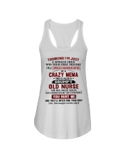 I'M A SPOILED GRANDDAUGHTER OF A CRAZY MEMA Ladies Flowy Tank tile
