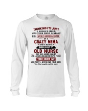 I'M A SPOILED GRANDDAUGHTER OF A CRAZY MEMA Long Sleeve Tee tile