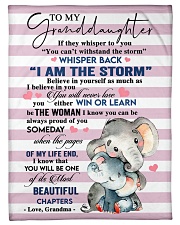 I AM THE STORM - GRANDMA TO GRANDDAUGHTER Small Fleece Blanket - 30" x 40" front