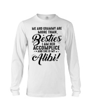 SHE IS MY ALIBI - SPECIAL GIFT FOR GRANDCHILD Long Sleeve Tee tile