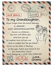 I LOVE YOU FOREVER FROM GRAMS TO GRANDDAUGHTER Small Fleece Blanket - 30" x 40" front
