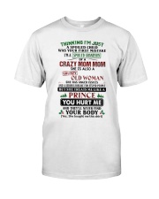 I'm A Spoiled Grandson Of A Crazy Mom Mom Premium Fit Mens Tee tile