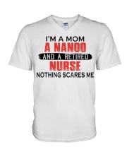 AND A RETIRED - PERFECT GIFT FOR NURSE V-Neck T-Shirt tile