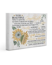 BELIEVE IN YOURSELF - BEST GIFT FOR GRANDDAUGHTER 14x11 Gallery Wrapped Canvas Prints front