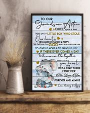 KEEP US IN YOUR HEART - GREAT GIFT FOR GRANDSON 11x17 Poster lifestyle-poster-3