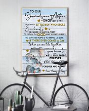KEEP US IN YOUR HEART - GREAT GIFT FOR GRANDSON 11x17 Poster lifestyle-poster-7