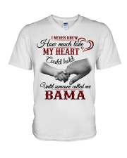 HOW MUCH LOVE MY HEART COULD HOLD - GIFT FOR BAMA V-Neck T-Shirt tile
