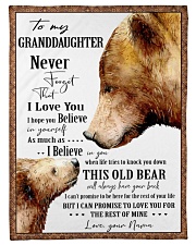 I BELIEVE IN YOU - TO GRANDDAUGHTER FROM NAMA Small Fleece Blanket - 30" x 40" front