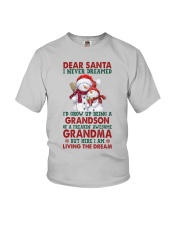 LIVING THE DREAM - AMAZING GIFT FOR GRANDSON Youth T-Shirt front