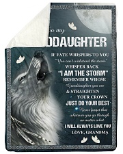 I WILL ALWAYS LOVE YOU - GRANDMA TO GRANDDAUGHTER Sherpa Fleece Blanket tile