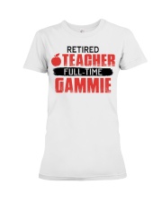 RETIRED TEACHER - PERFECT GIFT FOR TEACHER Premium Fit Ladies Tee tile