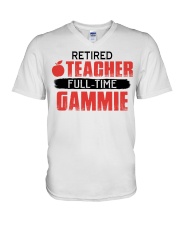 RETIRED TEACHER - PERFECT GIFT FOR TEACHER V-Neck T-Shirt tile