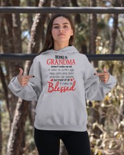Being A Grandma - Perfect Gift For Grandma Hooded Sweatshirt apparel-hooded-sweatshirt-lifestyle-05