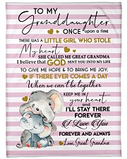 I LOVE YOU - LOVELY GIFT FOR GRANDDAUGHTER Large Fleece Blanket - 60" x 80" front