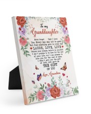 NEVER FORGET THAT I LOVE YOU - GREAT GIFT FOR GRANDDAUGHTER Easel-Back Gallery Wrapped Canvas tile