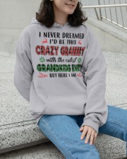 I Never Dreamed - Perfect Gift For Grammy Hooded Sweatshirt apparel-hooded-sweatshirt-lifestyle-front-101