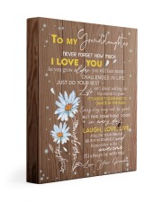 LAUGH LOVE LIVE - TO GRANDDAUGHTER FROM GRANDMA 11x14 Gallery Wrapped Canvas Prints front