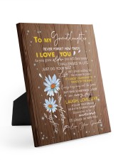 LAUGH LOVE LIVE - TO GRANDDAUGHTER FROM GRANDMA Easel-Back Gallery Wrapped Canvas tile