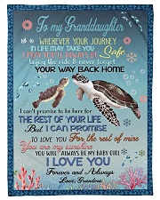 I LOVE YOU - GRANDMA TO GRANDDAUGHTER Small Fleece Blanket - 30" x 40" front