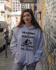 GRANDMA AND GRANDDAUGHTER - LEGEND AND LEGACY Hooded Sweatshirt lifestyle-unisex-hoodie-front-1