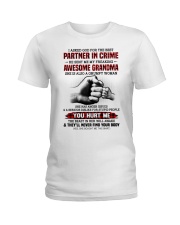 I ASKED GOD - PERFECT GIFT FOR GRANDKID Ladies T-Shirt tile