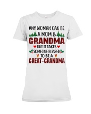 SOMEONE BLESSED TO BE A GREAT-GRANDMA - PERFECT GIFT FOR GRANDMA Premium Fit Ladies Tee tile