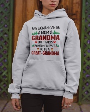 SOMEONE BLESSED TO BE A GREAT-GRANDMA - PERFECT GIFT FOR GRANDMA Hooded Sweatshirt apparel-hooded-sweatshirt-lifestyle-front-03