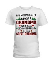 SOMEONE BLESSED TO BE A GREAT-GRANDMA - PERFECT GIFT FOR GRANDMA Ladies T-Shirt tile