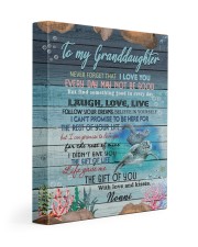 I LOVE YOU - AMAZING GIFT FOR GRANDDAUGHTER 11x14 Gallery Wrapped Canvas Prints front