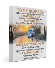 CAN'T LIVE WITHOUT YOU-GIFT FROM BRYAN TO HUSBAND 11x14 Gallery Wrapped Canvas Prints front