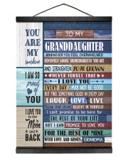 YOU ARE MY SUNSHINE - GREAT GIFT FOR GRANDDAUGHTER 12x16 Black Hanging Canvas thumbnail