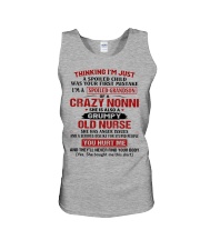 I'M A SPOILED GRANDSON OF A CRAZY NONNI Unisex Tank tile