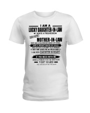 HEART MADE OF GOLD - BEST GIFT FOR DAUGHTER-IN-LAW Ladies T-Shirt tile