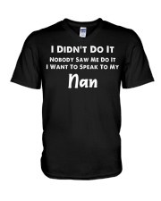 I DIDN'T DO IT - BEST GIFT FOR GRANDSON V-Neck T-Shirt tile