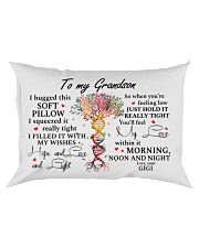 HOPE AND LOVE - AMAZING GIFT FOR GRANDSON Rectangular Pillowcase front