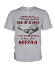 THEY ARE MY WORLD - PERFECT GIFT FOR MEMA V-Neck T-Shirt tile