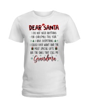 DEAR SANTA - PERFECT GIFT FOR GRANDMA Ladies T-Shirt tile