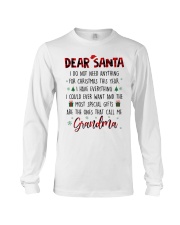 DEAR SANTA - PERFECT GIFT FOR GRANDMA Long Sleeve Tee tile
