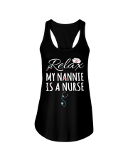 RELAX MY NANNIE IS A NURSE - GIFT FOR GRANDKIDS Ladies Flowy Tank tile