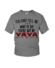 YOU CAN'T TELL ME - SPECIAL GIFT FOR GRANDCHILD Youth T-Shirt front